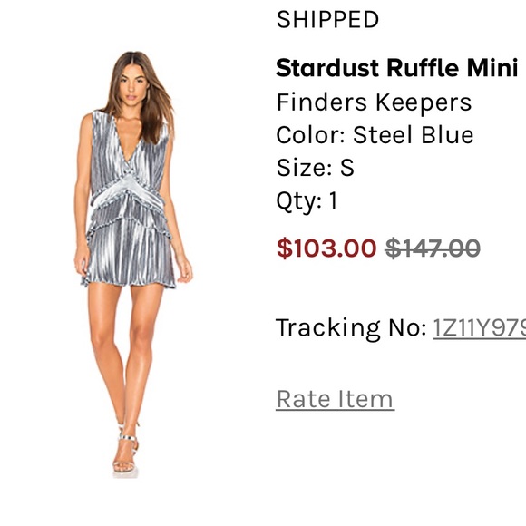 Finders Keepers Dresses & Skirts - NWOT Shiny Metallic Cocktail Dress